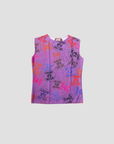 Rave State Mesh Tank (Deep Purple)