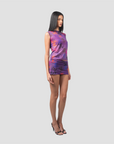 Rave State Mesh Tank (Deep Purple)