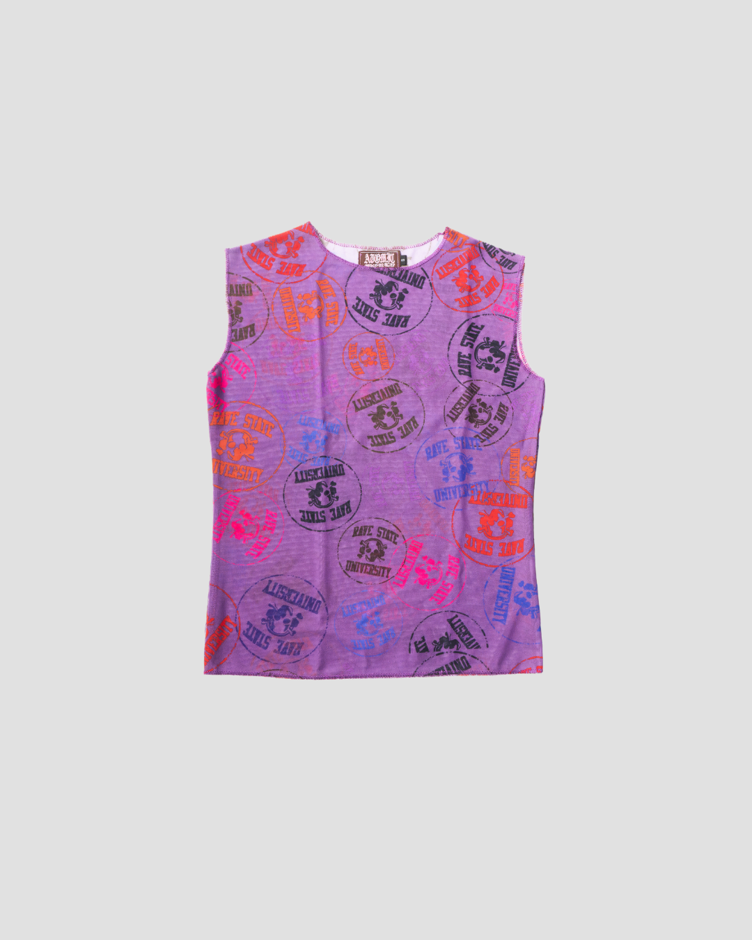 Rave State Mesh Tank (Deep Purple)