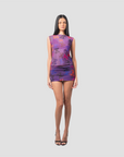 Rave State Mesh Tank (Deep Purple)