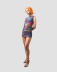 Rave State Mesh Tank (Ink)